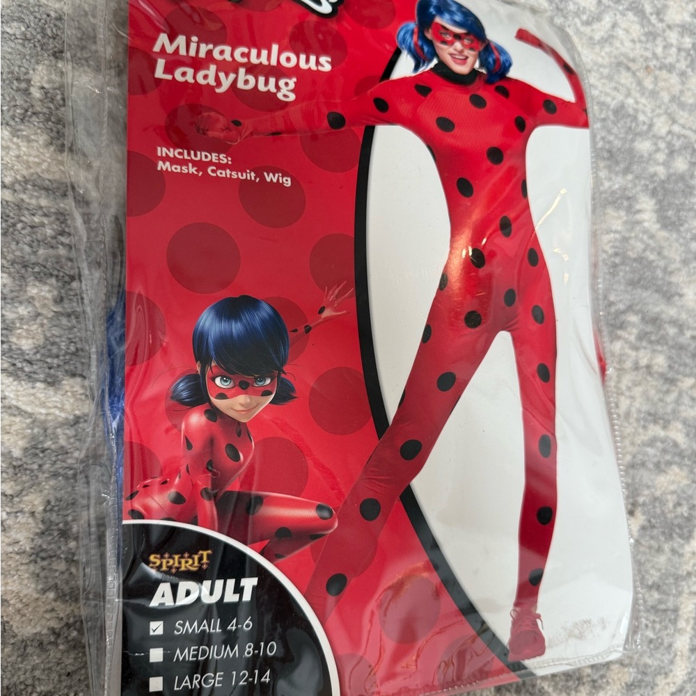 Spirit Red and Black Miraculous Ladybug Jumpsuit
